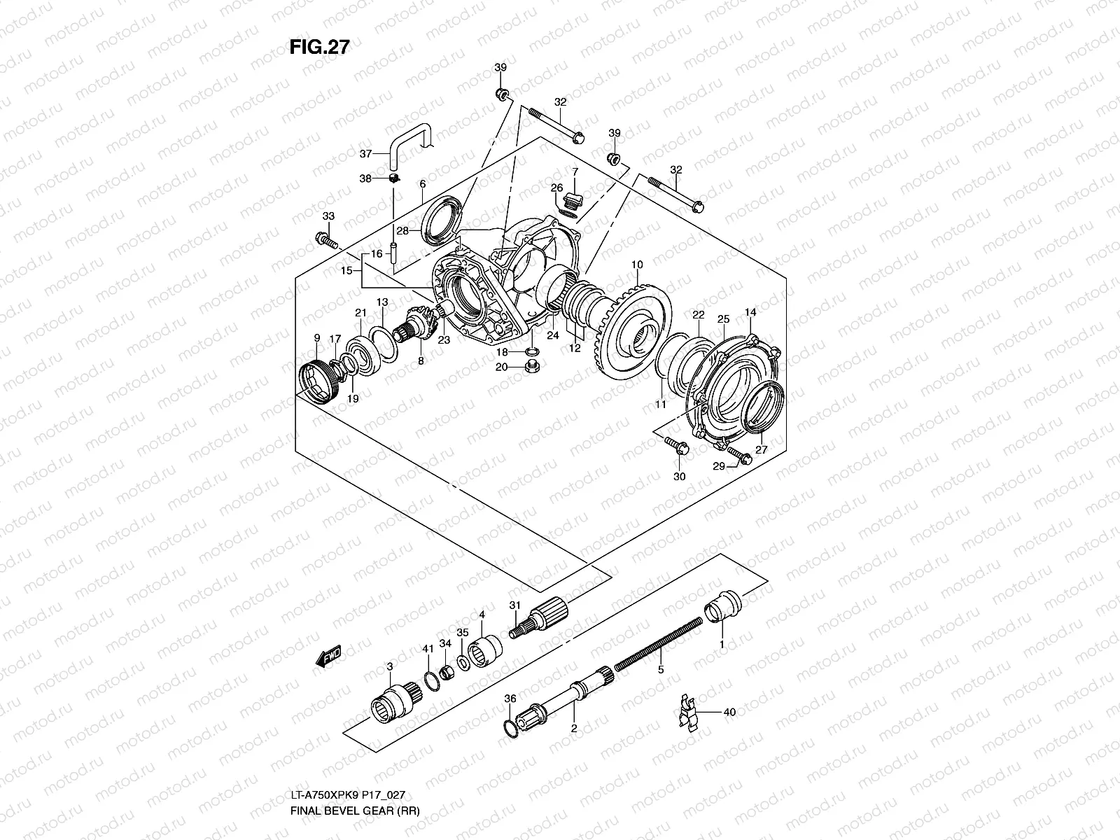 FINAL BEVEL GEAR (REAR)