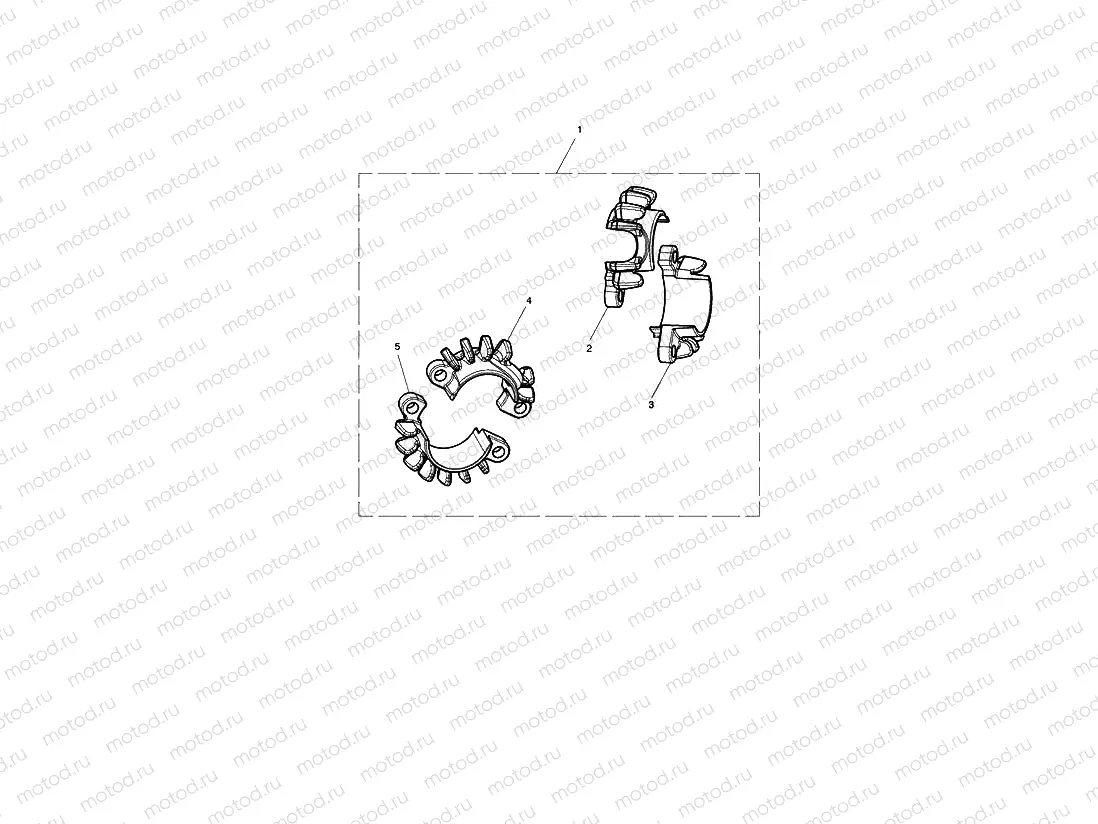 Finned Casting Kit, Chrome