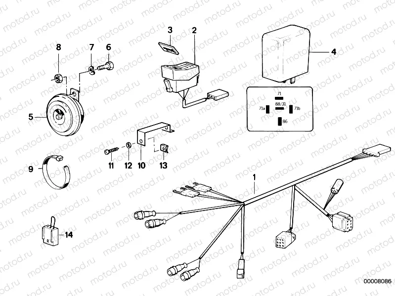 Flash signal.light f tone-sequ.ctrl syst