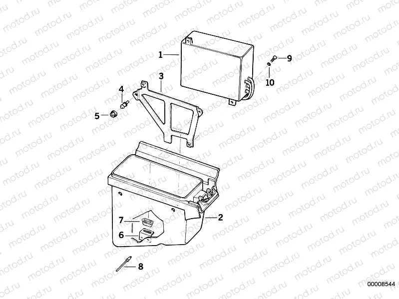 Flash signal.light/bracket control unit