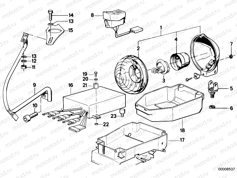 Flash signalling light