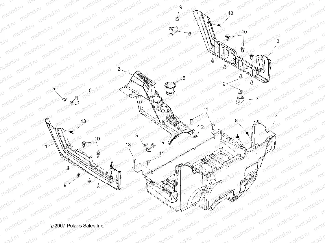 FLOOR and ROCKER PANELS (Built 8/13/07 and Before) - R08VH76AD/AG (49RGRFLOOR08VISTA) | FLOOR and ROCKER PANELS (Built 8/13/07 and Before) - R08VH76AD/AG (49RGRFLOOR08VISTA)