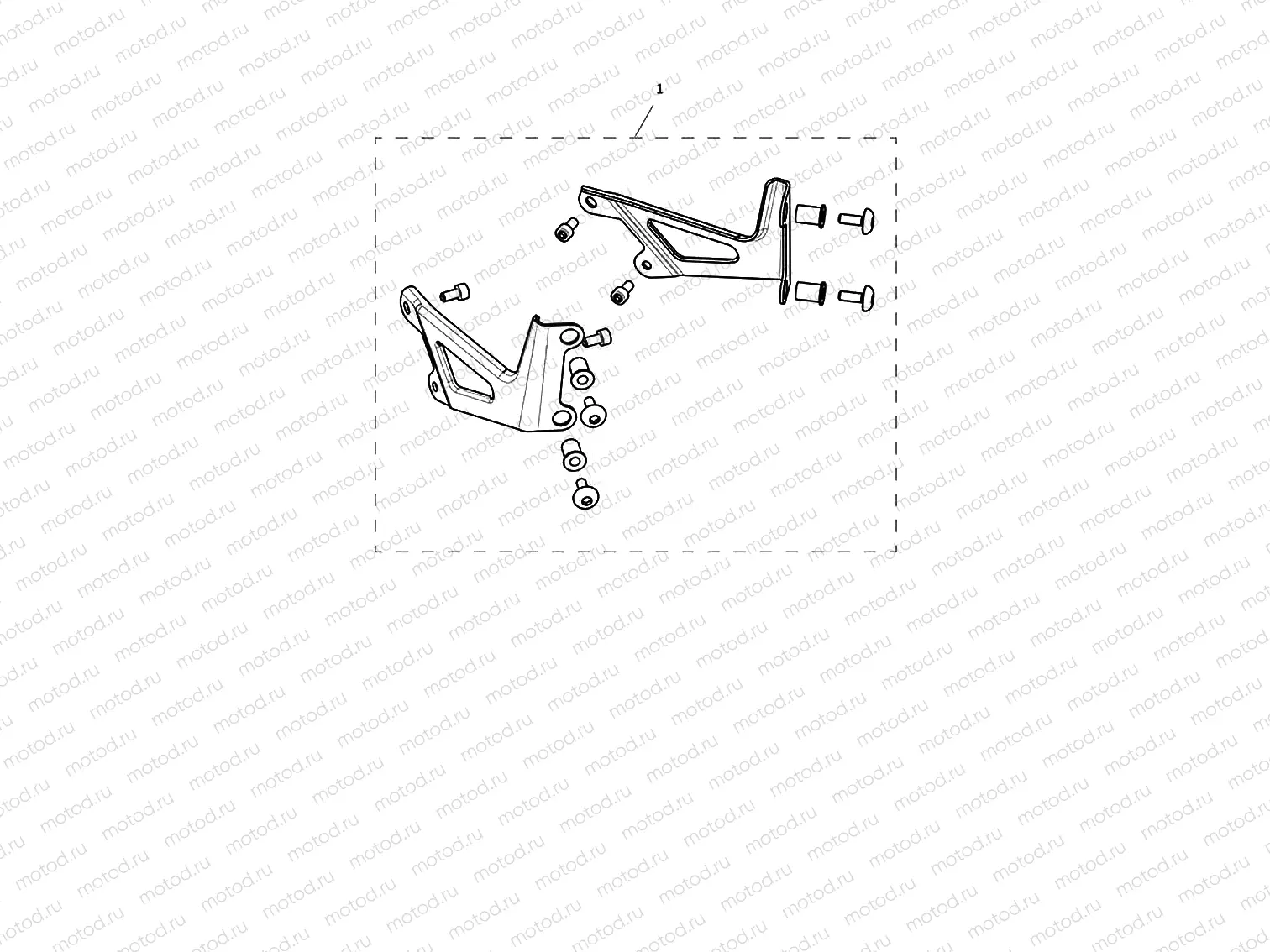 Flyscreen mounting kit