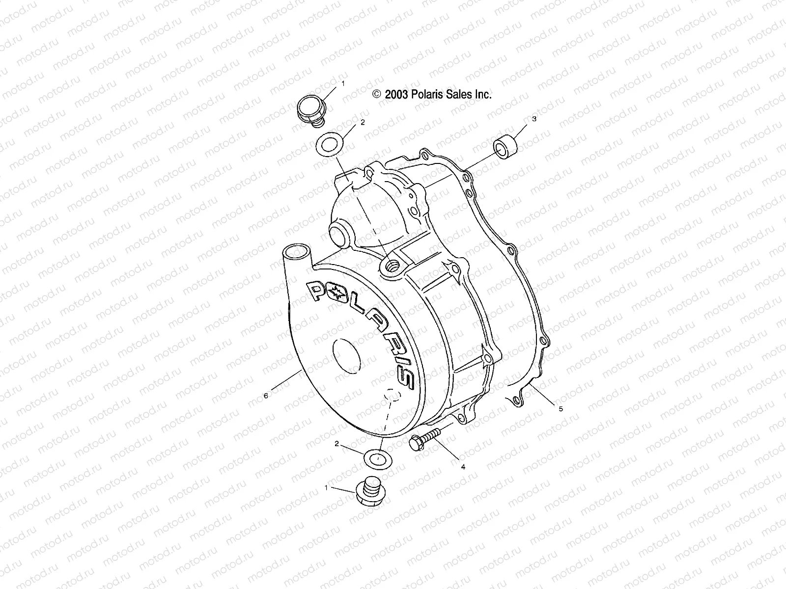 FLYWHEEL COVER - A10RD50AA (4981798179E04) | FLYWHEEL COVER - A10RD50AA (4981798179E04)