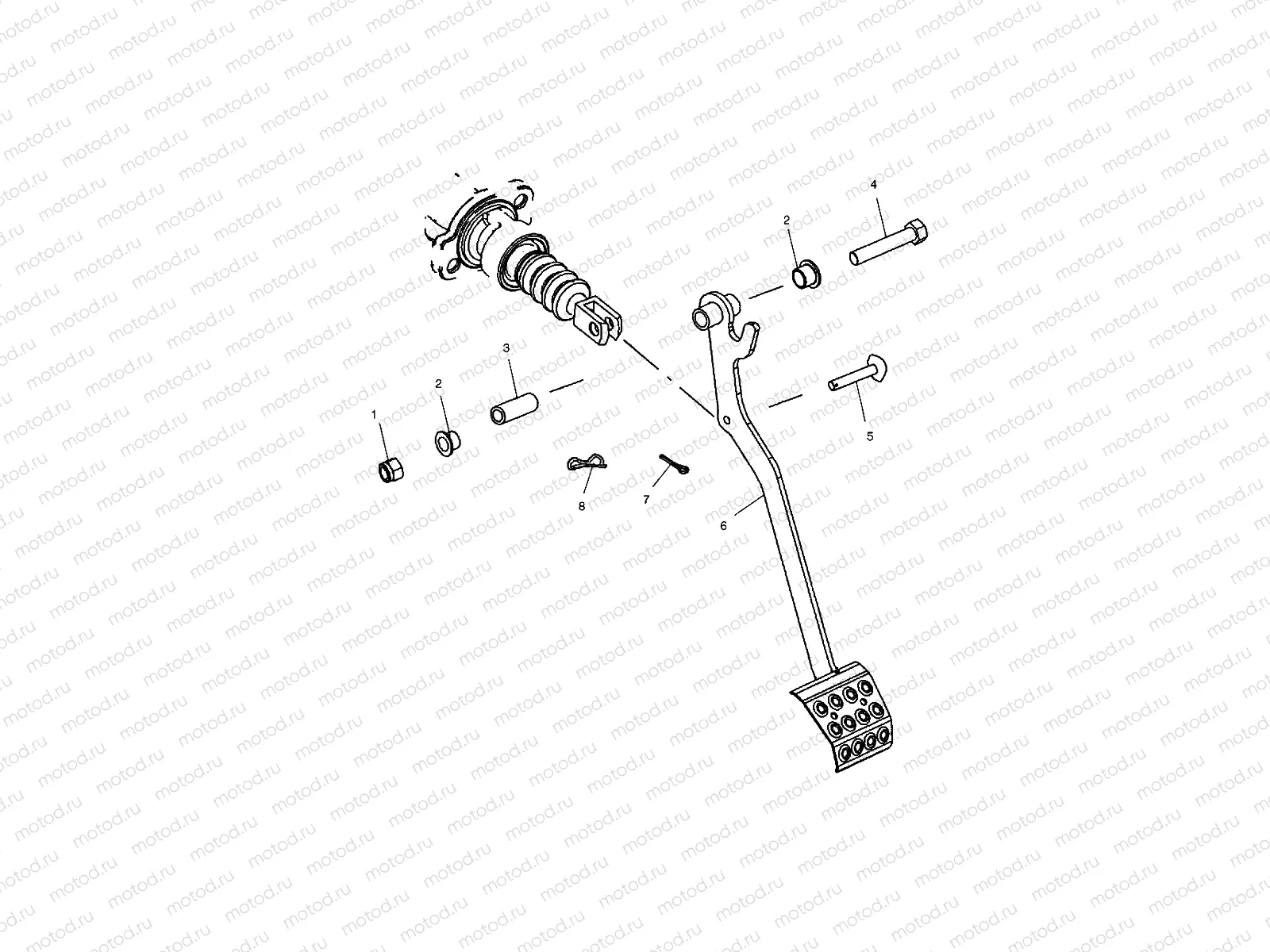 FOOT BRAKE - A10RB42AA (4970937093B10) | FOOT BRAKE - A10RB42AA (4970937093B10)