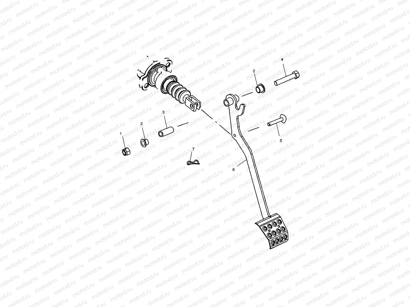 FOOT BRAKE - C10RB42AA (4976407640B11) | FOOT BRAKE - C10RB42AA (4976407640B11)