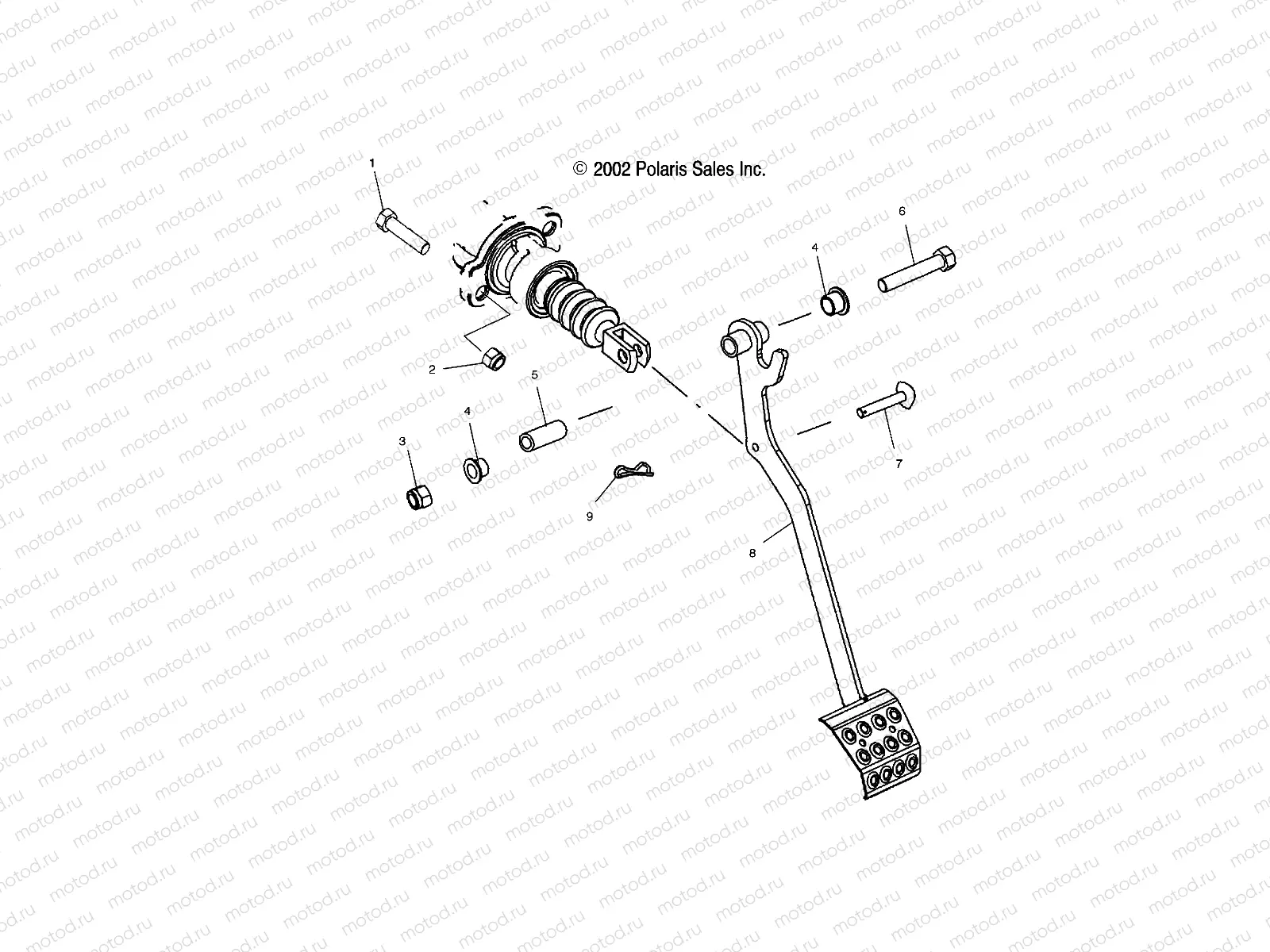 FOOT BRAKE - C11RB42AA/C11RD50AA/AB/C11RF50AA (4981898189C03) | FOOT BRAKE - C11RB42AA/C11RD50AA/AB/C11RF50AA (4981898189C03)