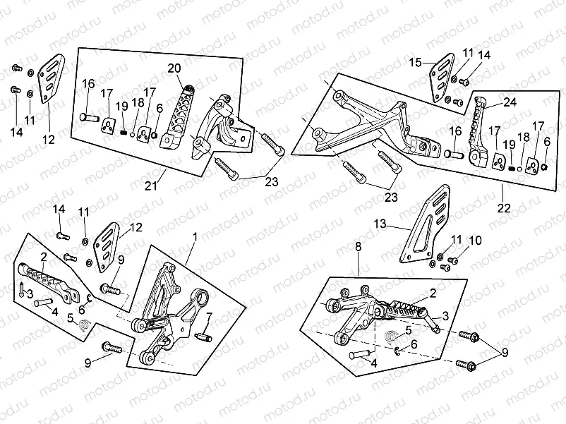 Foot rests