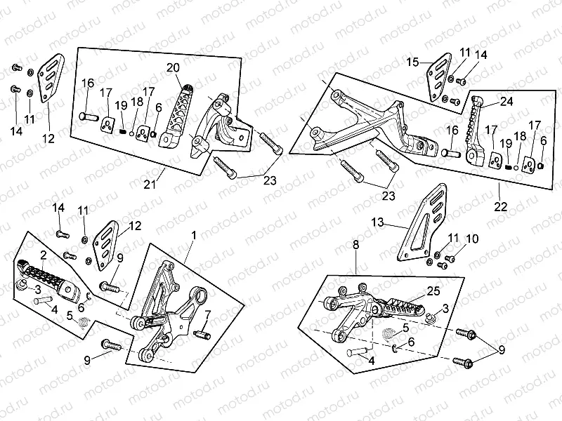 Foot rests