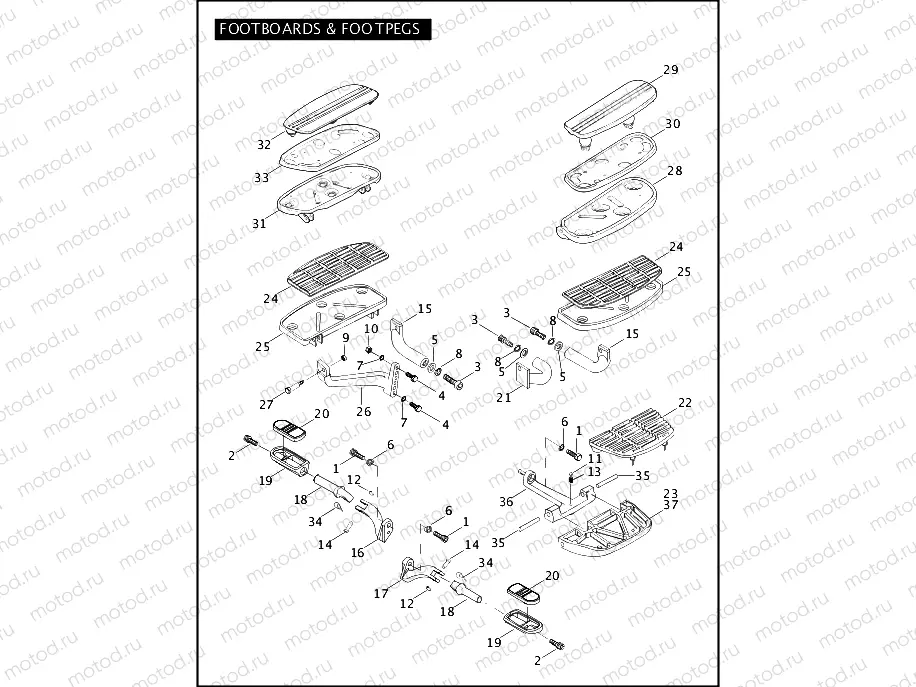FOOTBOARDS & FOOTPEGS (2 OF 2)