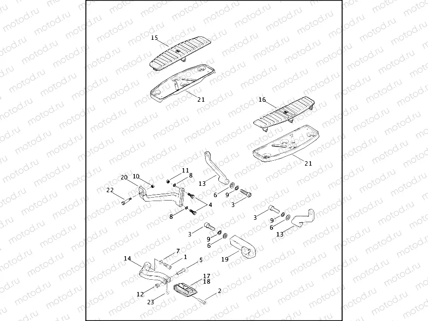 FOOTBOARDS & FOOTPEGS
