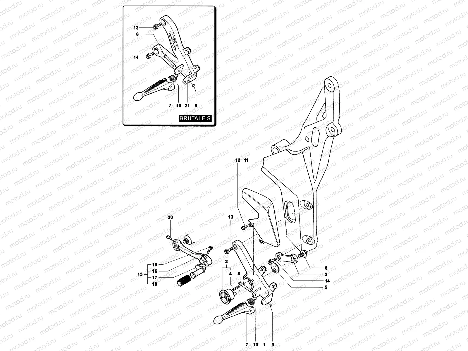 Footrest Assembly Left