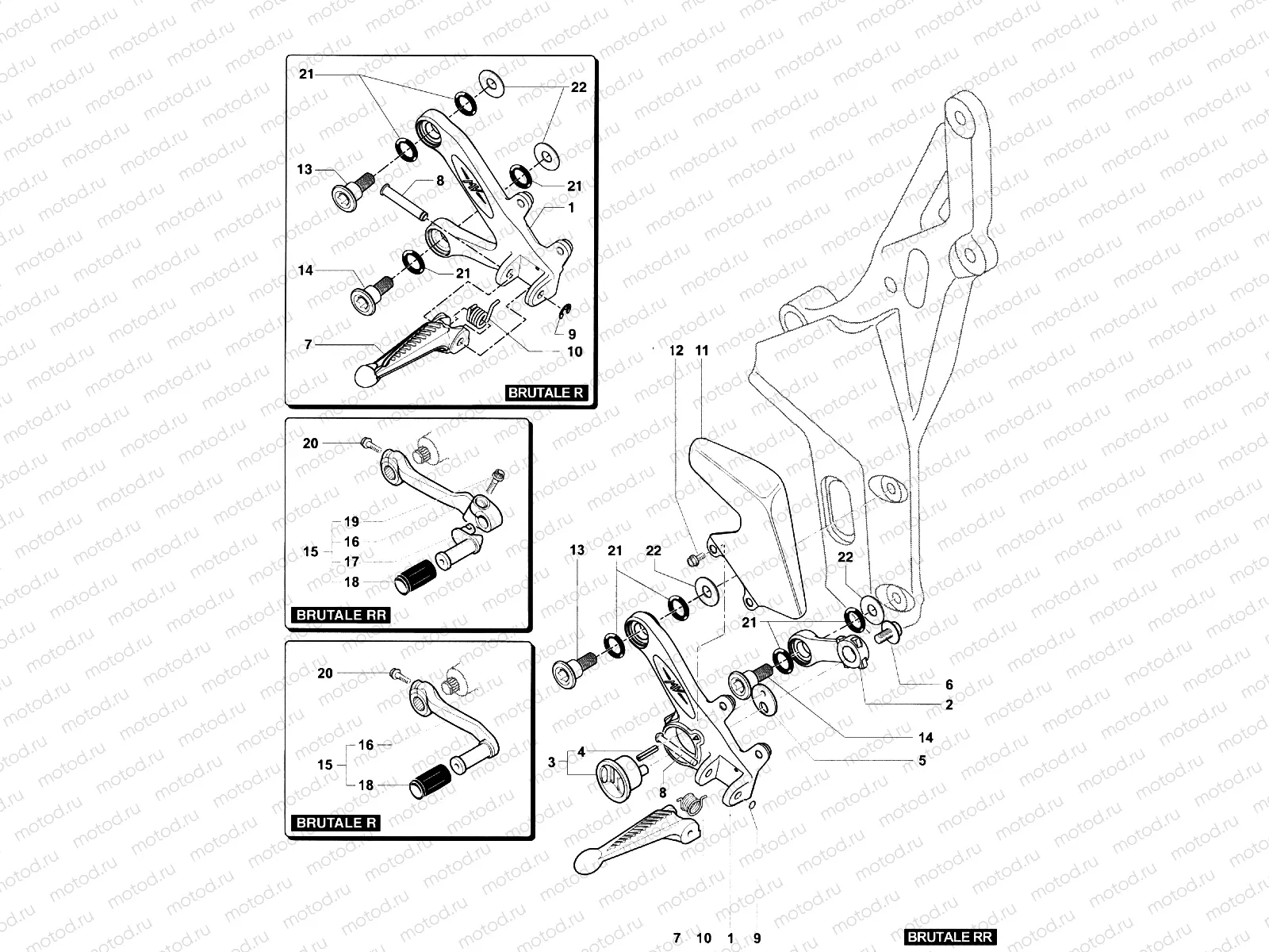 Footrest Assembly Left