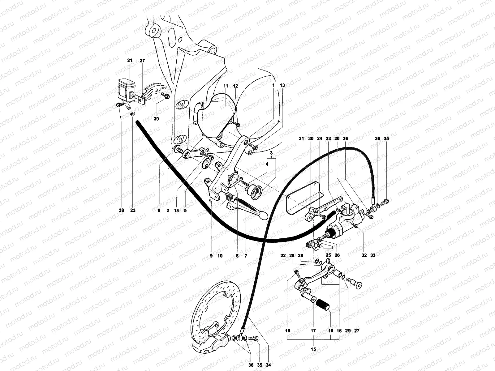 Footrest Assembly Right