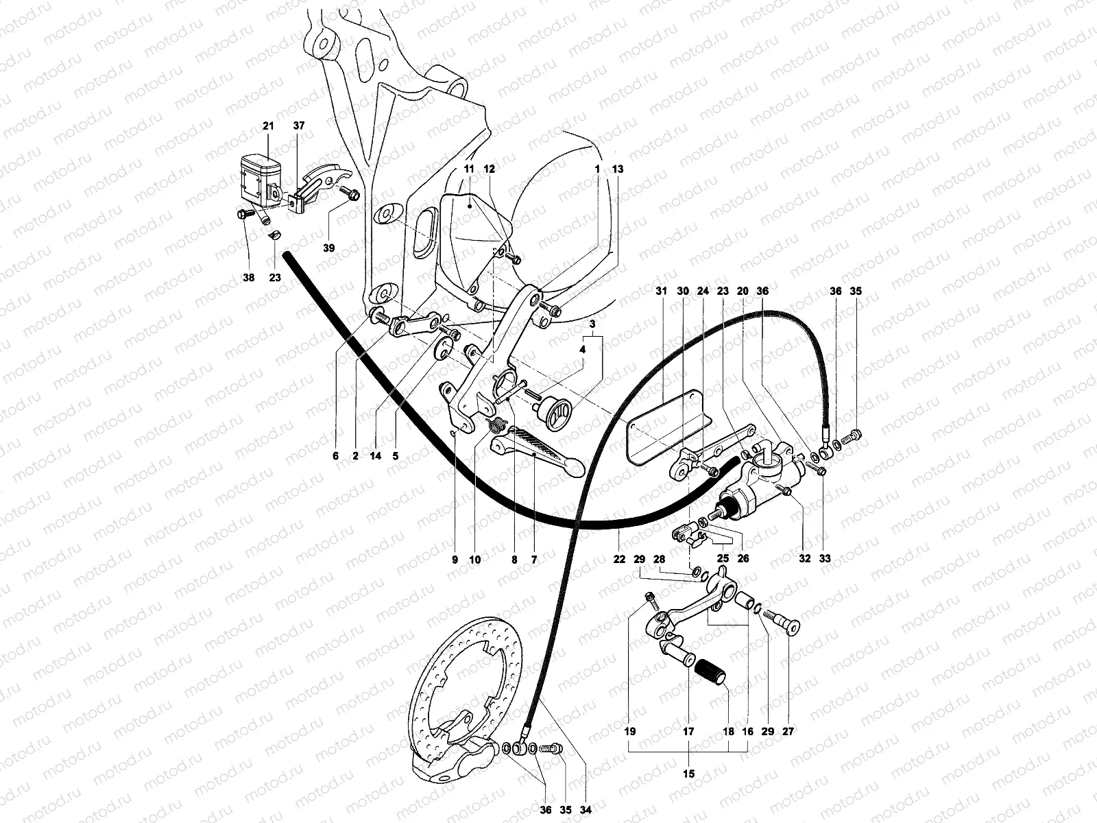 Footrest Assembly Right