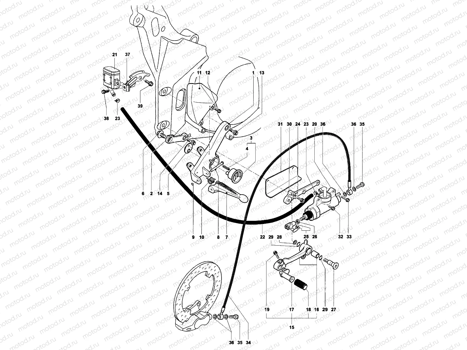 Footrest Assembly Right