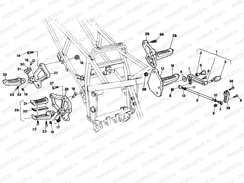 FOOTREST » FRAME