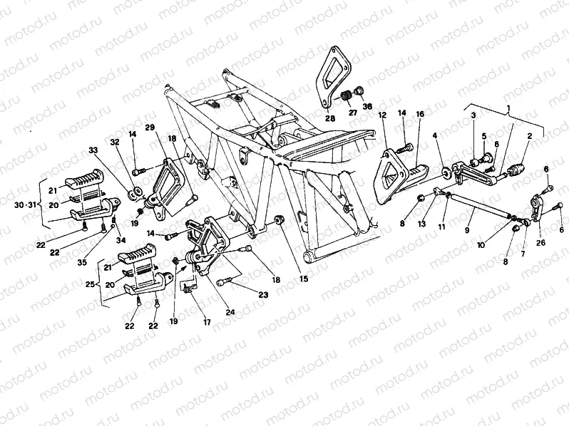 FOOTREST » FRAME