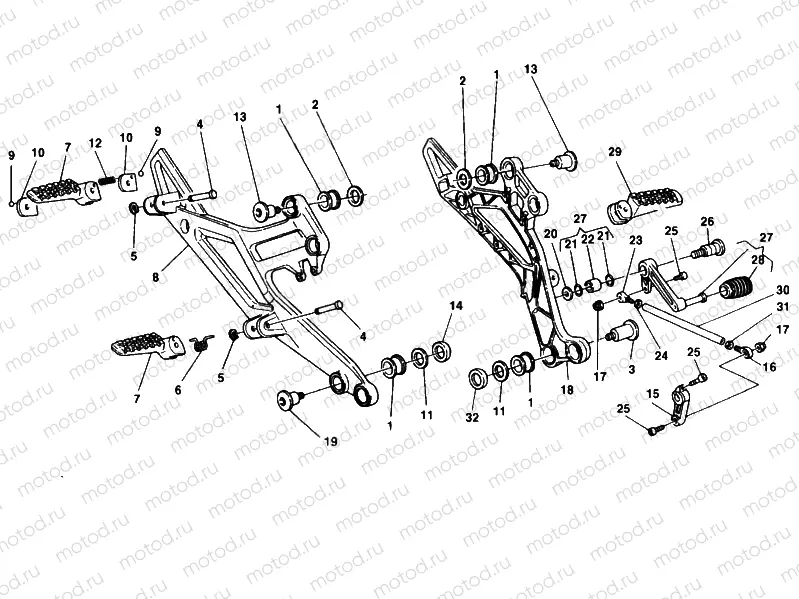 FOOTREST » FRAME