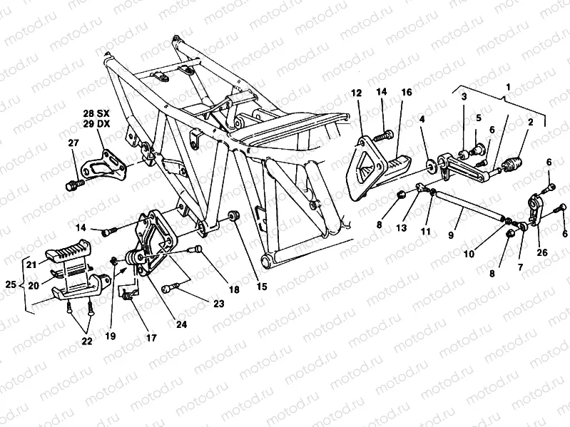 FOOTREST » FRAME