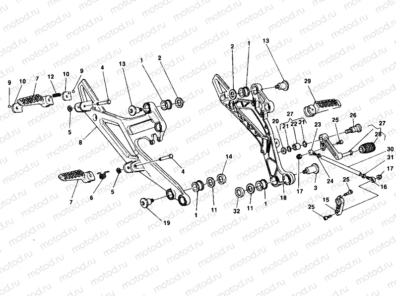 FOOTREST » FRAME