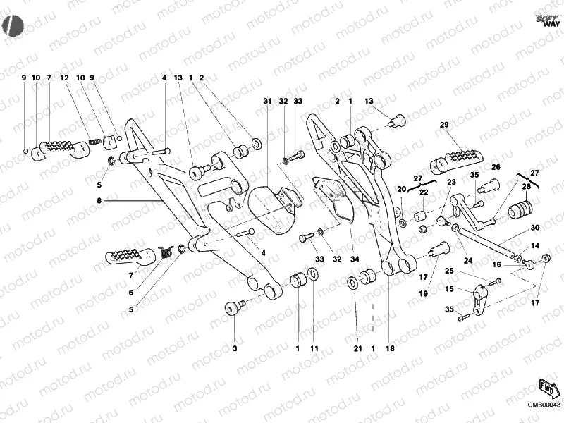 FOOTREST » FRAME
