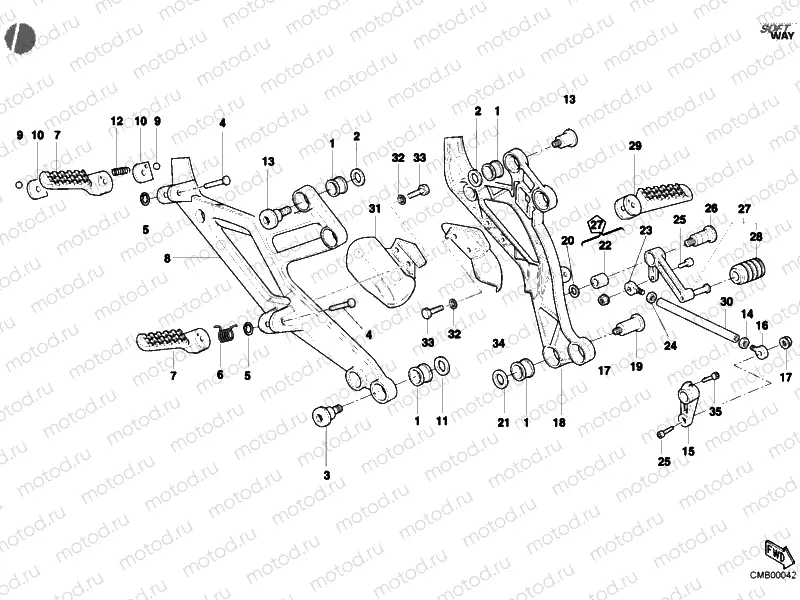 FOOTREST » FRAME