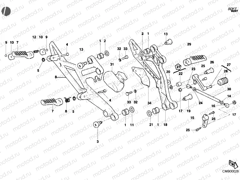 FOOTREST » FRAME