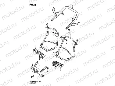 FOOTREST (LT-R450ZL1 E19)