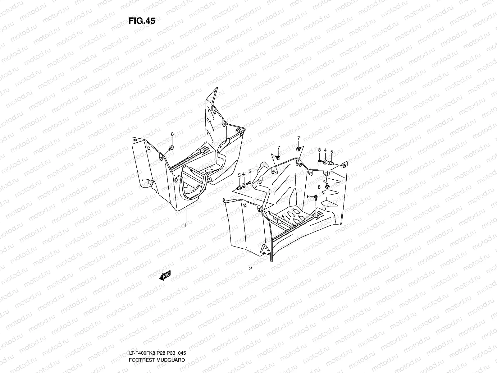 FOOTREST MADGUARD