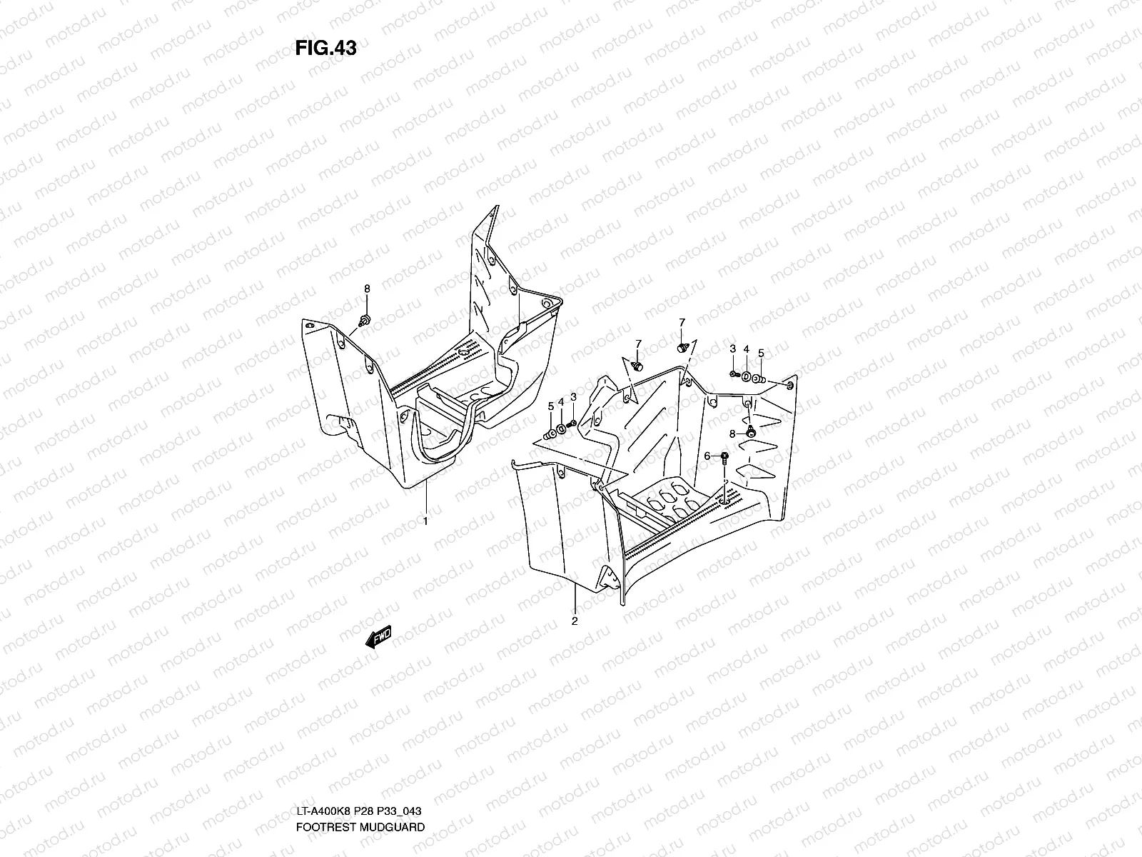 FOOTREST MADGUARD