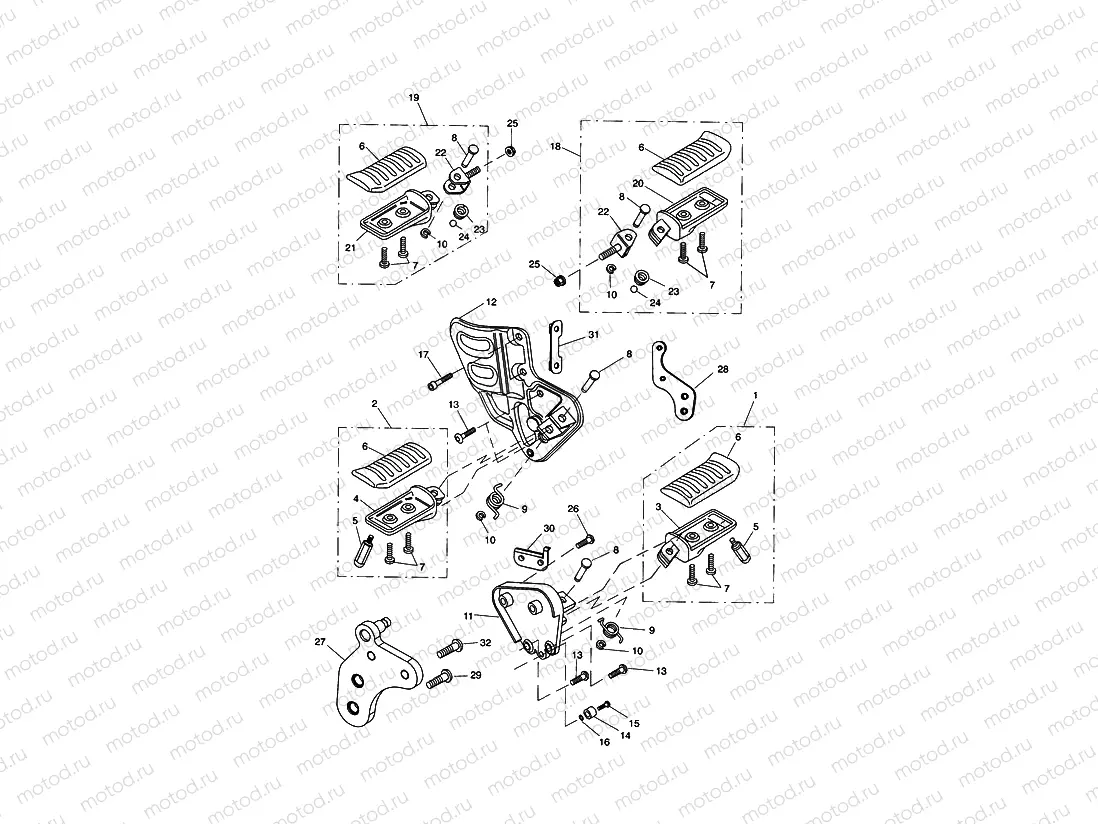 Footrests & Control Plates