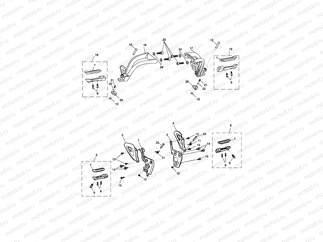 Footrests & Control Plates