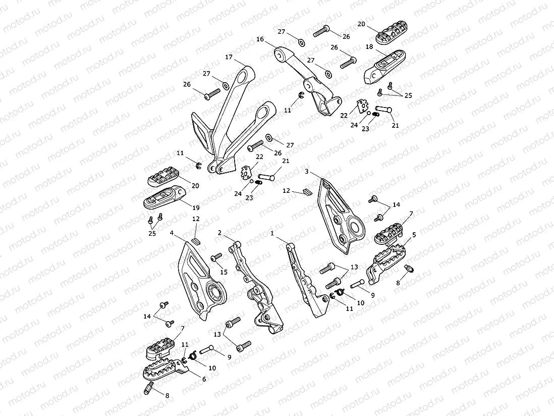 Footrests & Control Plates