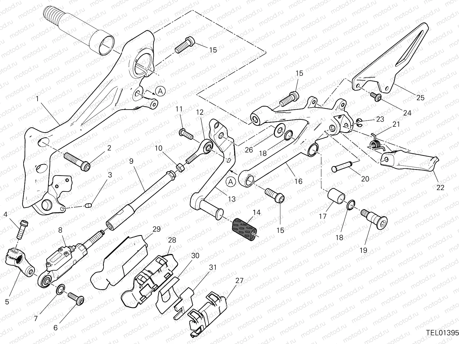 FOOTRESTS, LEFT [MOD:PANV4;XST:BLG,EUR,GSO,JAP,ROK]