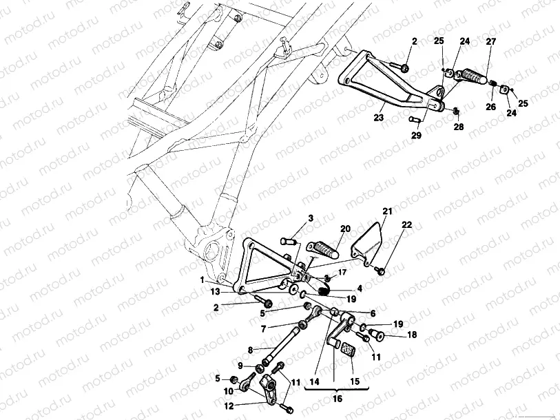 FOOTRESTS, LEFT » UNCLASSIFIED