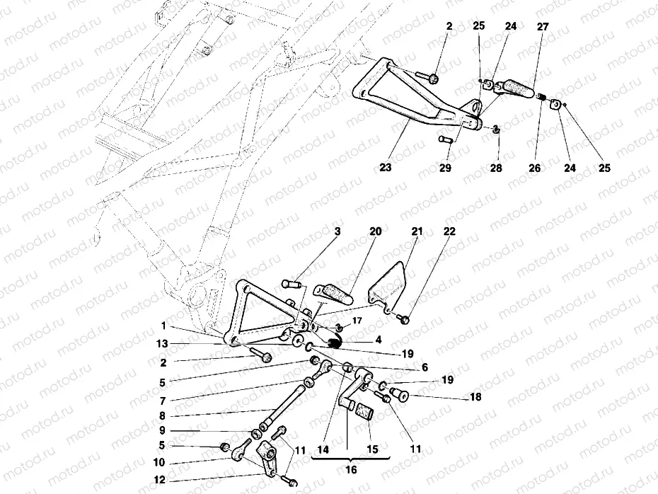 FOOTRESTS, LEFT » UNCLASSIFIED
