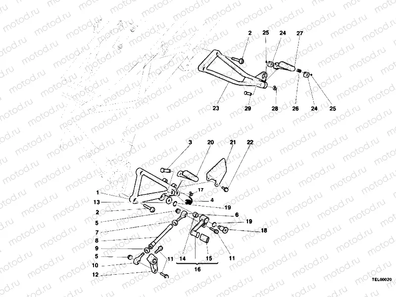 FOOTRESTS, LEFT » UNCLASSIFIED