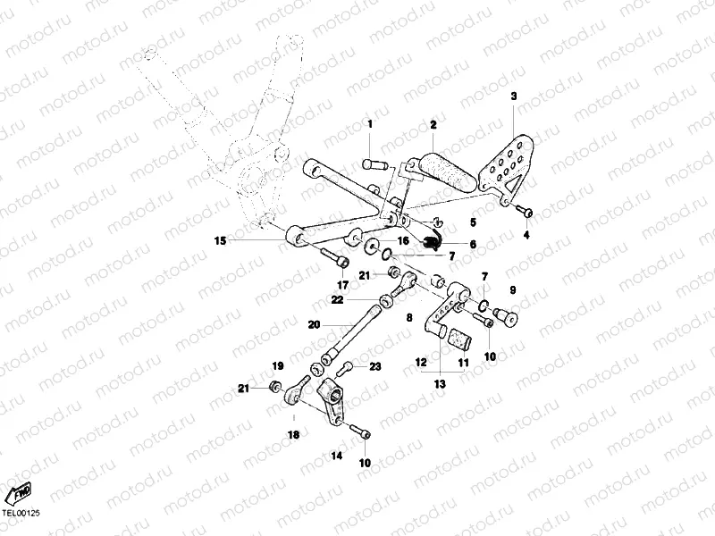 FOOTRESTS, LEFT » UNCLASSIFIED