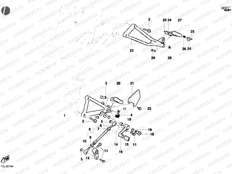 FOOTRESTS, LEFT » UNCLASSIFIED
