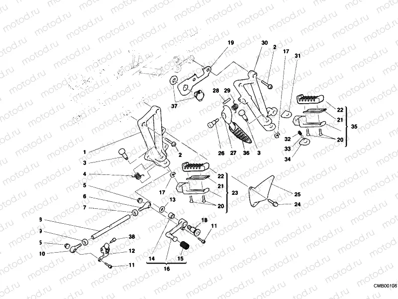 FOOTRESTS, LEFT » UNCLASSIFIED