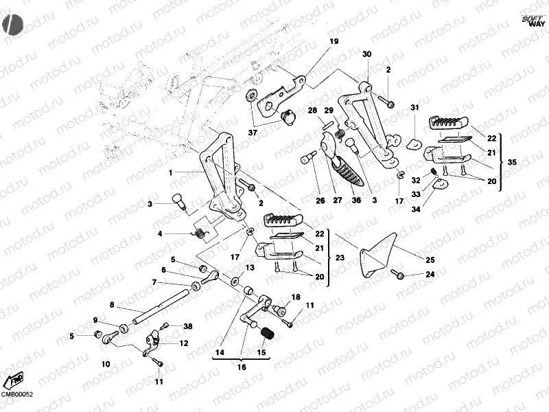 FOOTRESTS, LEFT » UNCLASSIFIED