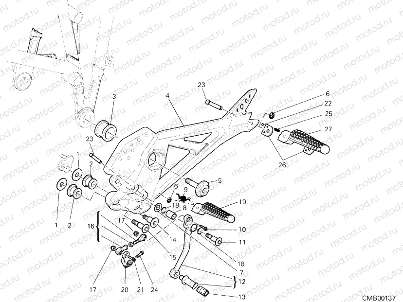 FOOTRESTS, LEFT » UNCLASSIFIED