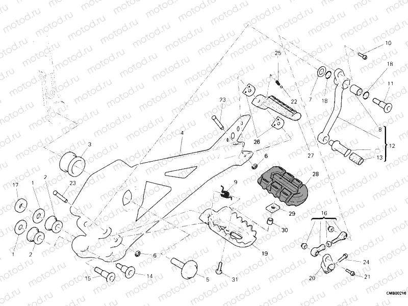 FOOTRESTS, LEFT » UNCLASSIFIED