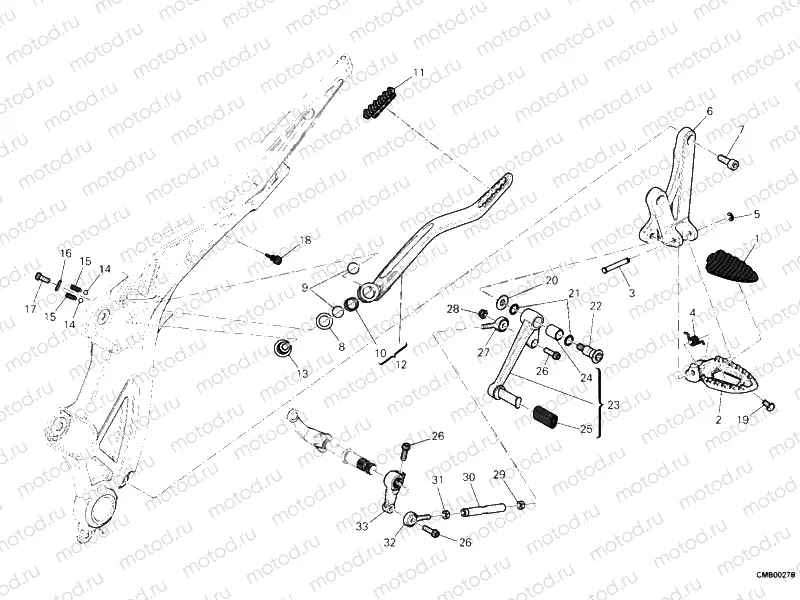 FOOTRESTS, LEFT » UNCLASSIFIED