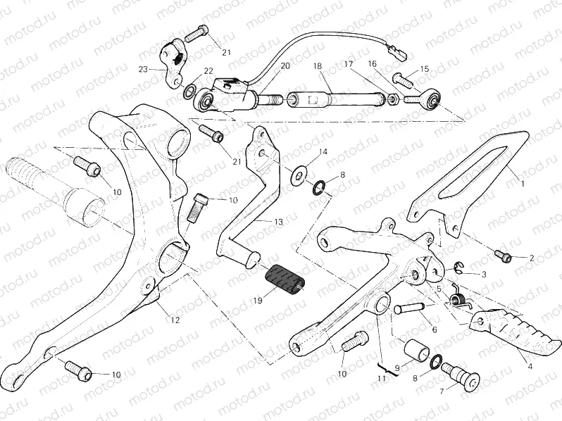 FOOTRESTS, LEFT » UNCLASSIFIED