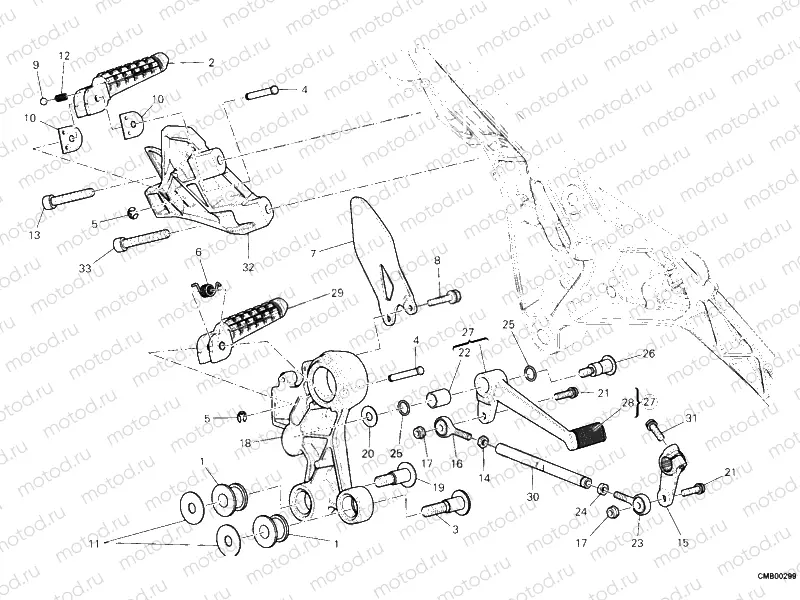 FOOTRESTS, LEFT » UNCLASSIFIED