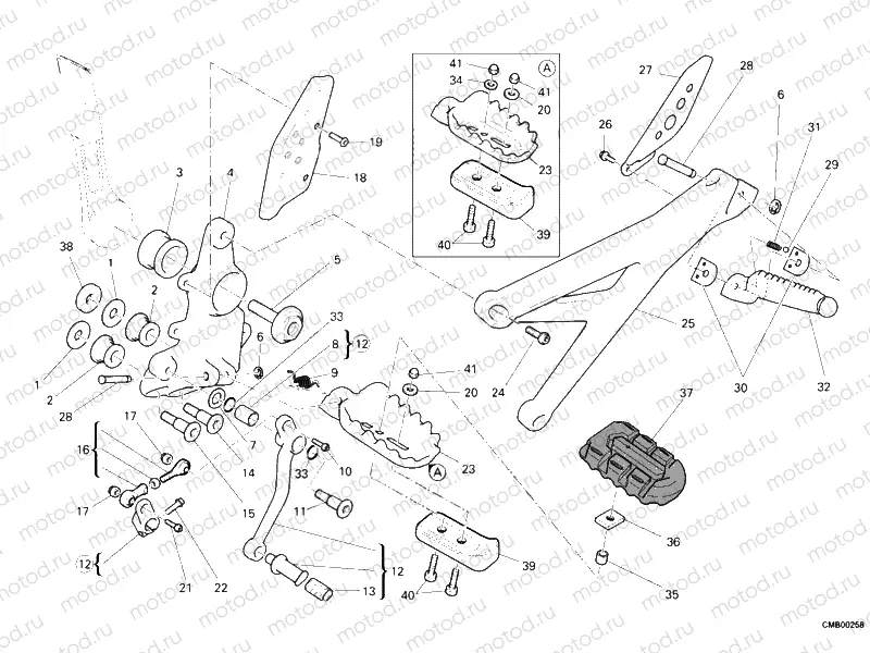 FOOTRESTS, LEFT » UNCLASSIFIED