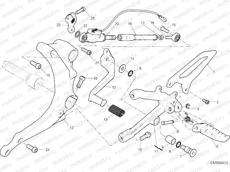 FOOTRESTS, LEFT » UNCLASSIFIED