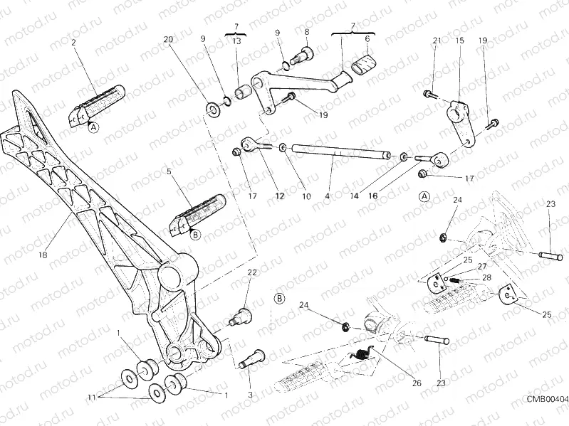 FOOTRESTS, LEFT » UNCLASSIFIED